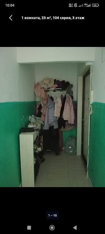 сдаю дом без хозяина карпинка: 1 комната, 33 м², 104 серия, 3 этаж, Старый ремонт — 4