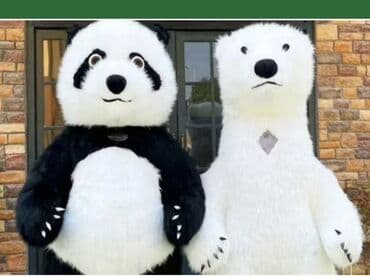 национальная платья на прокат: Ростовая кукла, Мультфильм, Панда — 1