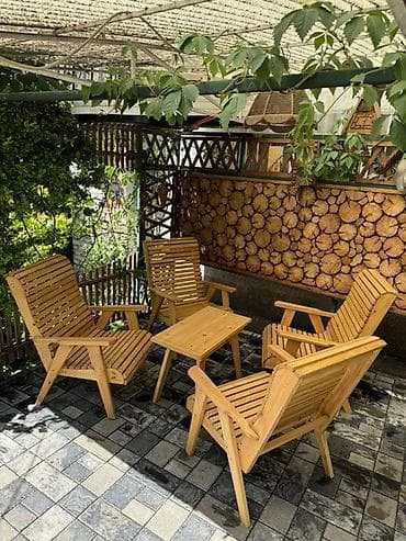 Кресла: Комплект садовой мебели, Кресла, Дерево — 2