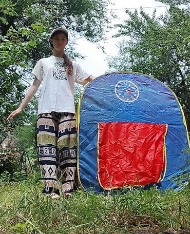 tech deck: Продаю детскую палатку в хорошем состоянии. Размеры 94-94-118 Отдаю по — 7