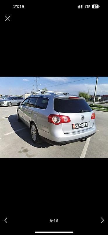 сокулук авто: Volkswagen Passat Variant: 2006 г., 2 л, Автомат, Дизель, Универсал — 5