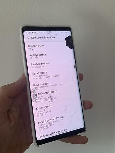 телефон нот9: Samsung Galaxy Note 9, Б/у, 128 ГБ, цвет - Синий, 2 SIM — 2