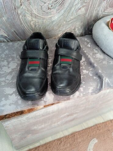 ecco 42: Мужские туфли, 42, Б/у, цвет - Черный, Самовывоз — 1