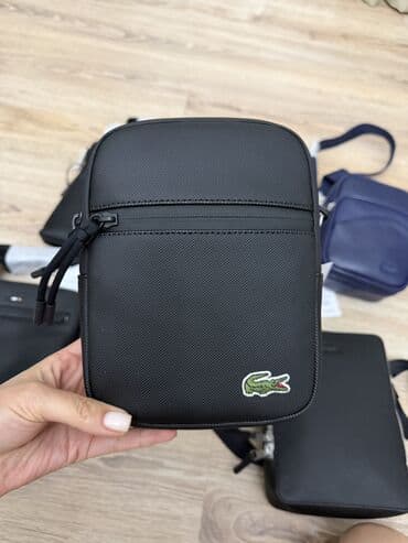борсетку: Мужские сумки через плечо Lacoste и BOSS — компактные городские модели — 4