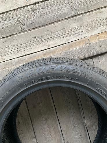 a 210: Шины 215 / 55 / R 17, Зима, Б/у, Комплект, Легковые, Goform — 3