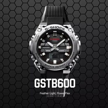 G-shock GST-B600 ___ корпус усилен карбоном со стальной отделкой;