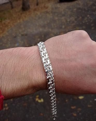 Жеке буюмдар: Чынжыр, Бисмарк, Үлгүсү 925, Унисекс, Жаңы — 2