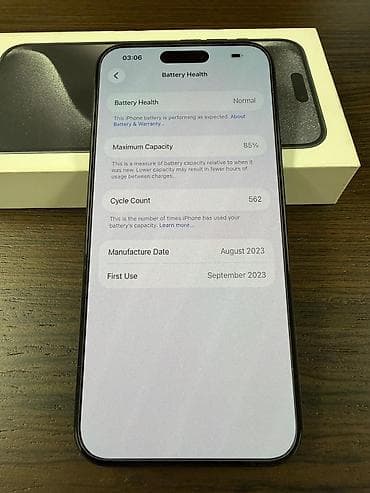 note 8 samsung: IPhone 15 Pro Max, 256 ГБ, Черный, Коробка, 85 % — 6