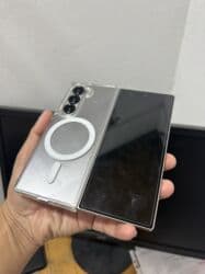 самсунг z fold 4: Samsung Galaxy Z Fold 6, Колдонулган, 256 ГБ, түсү - Күмүш, 2 SIM, eSIM — 12