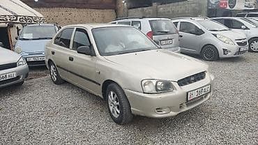 хундай аванте 1: Hyundai Accent: 2002 г., 1.5 л, Кол менен иштөөчү, Седан — 4