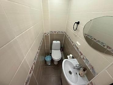 бчк: 2 комнаты, 46 м², ул. Тоголок Молдо / БЧК 3 этаж, Евроремонт — 2