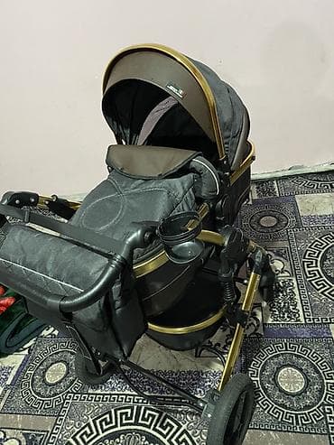 Балдардын кийим-кечелери жана бут кийимдери: Балдар арабасы, түсү - Кара, Колдонулган — 2