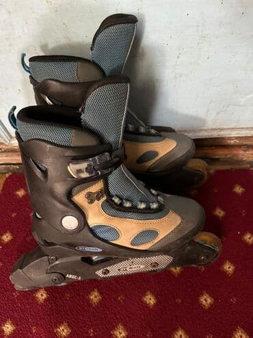 ботсы ролики: Роликовые коньки ABEC-5 в черном, синем и бежевом цветах. Конструкция — 1