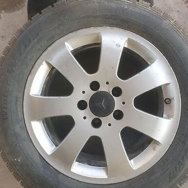 шина 13 175: Литые Диски R 16 Mercedes-Benz, Комплект, отверстий - 5, Б/у — 3