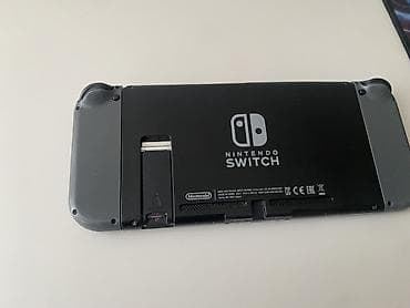 nintendo switch купить бу: Nintendo Switch (модель HAC-001), серые Joy‑Con. Комплектация и — 4