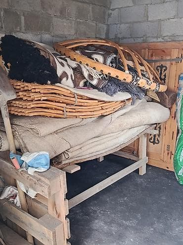 Юрта (набор для сборки) Комплектация: - Каркас из деревянных решёток