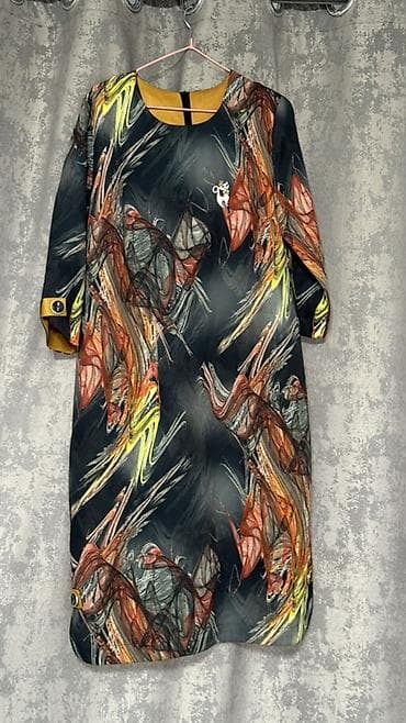 made: Повседневное платье, Made in KG, Прямое, L, XL — 1