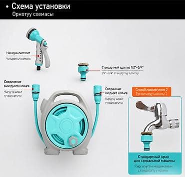 шланг xhose 15 м: Шланг для полива Garden Master 15М Купить в Бишкеке — катушка с — 4