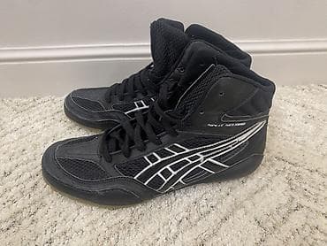 Мырзалардын бут кийими: Эркектердин кроссовкасы, 41.5, Asics, Жаңы, түсү - Кара, Өзү алып кетүү, Акылуу жеткирүү — 2