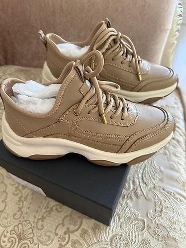 nike react: Кроссовки, 37, Massimo Dutti, Новый, цвет - Бежевый, Бесплатная доставка — 6