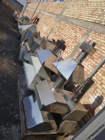 оборудование для фаст фуда бишкек: Вытяжки из нержавеющей стали. Б/У Без двигателя воздуха. Под разный — 2