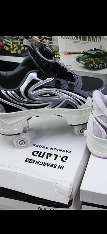 ортопед обувь: Новые кроссовки-ролики D.LAND для детей/подростков - 2 в 1: обычные — 5