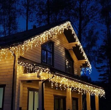 Светодиодная гирлянда Бахрома 20 метров Прекрасно подходит для