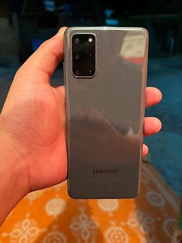 ачки с камерой: Samsung Galaxy S20 Plus, Б/у, 128 ГБ, цвет - Серый, 1 SIM, 2 SIM, eSIM — 1