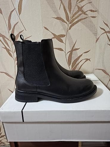 Сабо: Ботинки, 39.5, Mario Muzi, Б/у, цвет - Черный, Самовывоз — 2