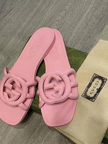 Босоножки, сандалии, шлепанцы: Новые Женские шлёпки (Сланцы) Gucci 😍😍😍 Идеальны для города и — 1