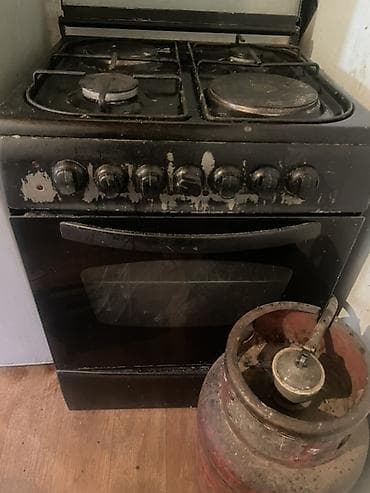 fre fire: Комбинированная кухонная плита с духовкой и - 4 конфорки: 2 газовые — 1