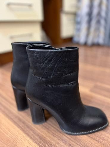 rio anri турция: Продаю ботильоны кожаные турецкие, каблук 8 см, Удобные. Цена 4000 сом — 3