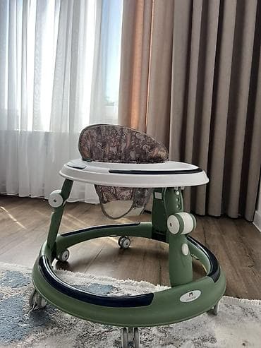 ходунки с ручкой: Детские ходунки с круглой базой - Тип: классические ходунки со — 1