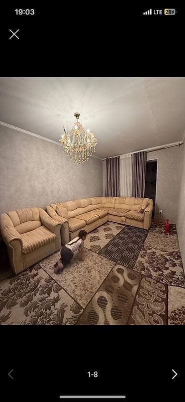 2 room flat: 2 комнаты, 56 м², 1 этаж, Косметический ремонт — 6