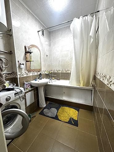 2 комнаты, 67 м², Ак-Кеме (старый аэропорт) 106 серия улучшенная, 9 этаж, Старый ремонт — 6