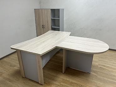 Жумшак эмерек комплекттери: Кеңсе эмереги комплекти, Шкаф, ДСП, түсү - Боз — 4