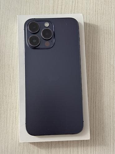 iphone s5: IPhone 14 Pro Max, Б/у, 128 ГБ, Deep Purple, Защитное стекло, Чехол, Кабель, 76 % — 4