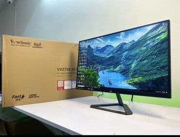 наушники i12: Монитор, ViewSonic, Новый, 27" - 28" — 2