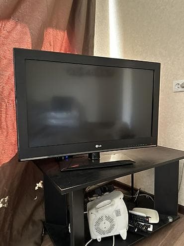 lg 24: СРОЧНО! Телевизор LG 32" (81см) Полный диаметр 94см. Тумба тоже — 1