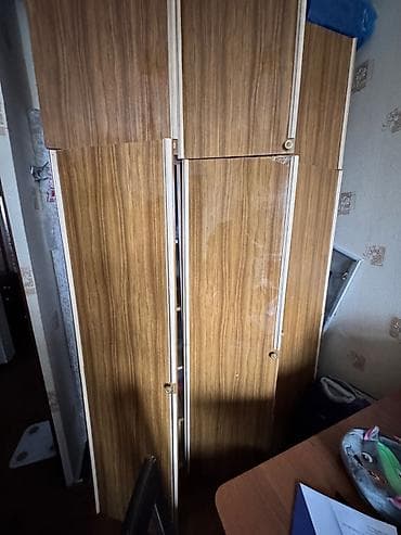 Офис эмереги: Шифоньерлер, кийидер үчүн шкафтар, Колдонулган, Түз, ЛДСП — 1