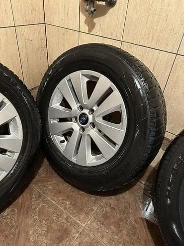 r17 на субару: Колеса в сборе 225 / 65 / R 17, Б/у, Литые, отверстий - 4 — 3