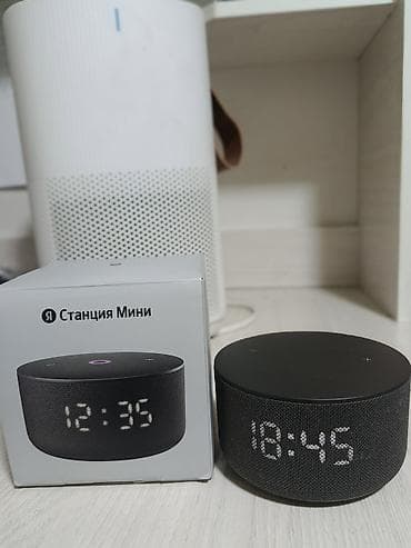 nokia n93: Яндекс Станция Мини с часами (умная колонка с Алисой) Новый — 1