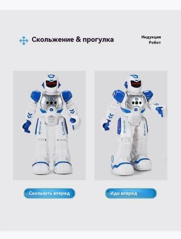 купить робота на пульте управления: Робот радиоуправляемый интерактивный. Он способен двигаться вперед — 5