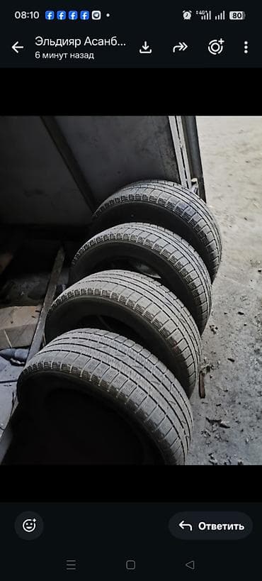 шины hankook в бишкеке: Шины 215 / 60 / R 16, Зима, Б/у, Комплект, Легковые, Корея, Hankook — 1