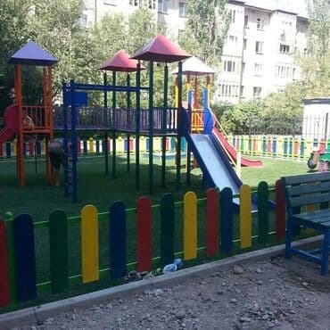 купить детские аттракционы бу: Детская площадка Для улицы, Новый — 1