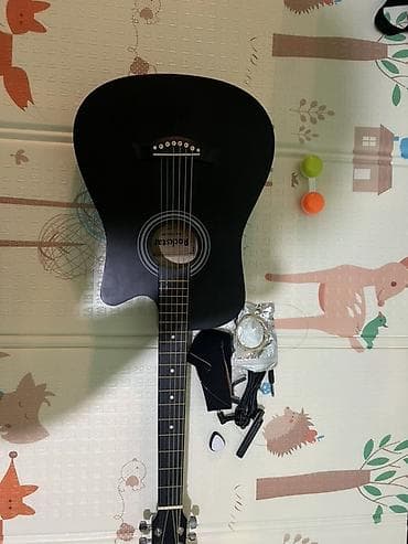 Гитары: Акустическая гитара Rockstar, форма дредноут с вырезом (cutaway) — 2