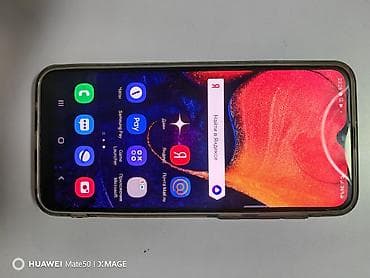 a03 core: Samsung Galaxy A50, Б/у, 64 ГБ, цвет - Черный, 2 SIM — 1