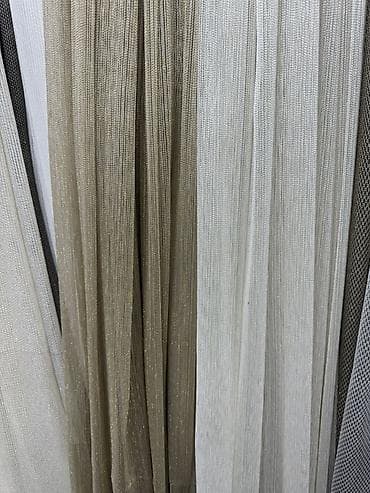 дантела постель производитель: Тюль с люрексом для штор - Легкая полупрозрачная сетчатая ткань с — 4