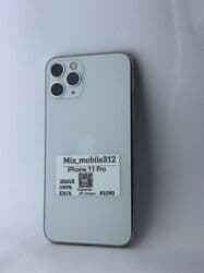 IPhone 11 Pro, Б/у, 256 ГБ, Белый, Защитное стекло, Чехол, 100 % at lalafo.kg IPhone 11 Pro, Б/у, 256 ГБ, Белый, Защитное стекло, Чехол, 100 %