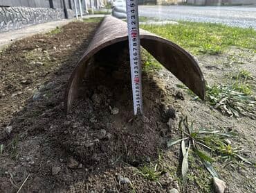 цена труба квадратная 100х100: Арык Металлический Состояние Идеальное Длина: 8 м Ширина: 33 см — 4